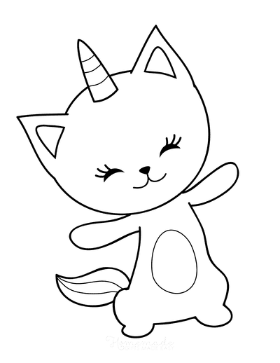 100+ Cute Cat Coloring Pages: Irresistible Designs to Print 108