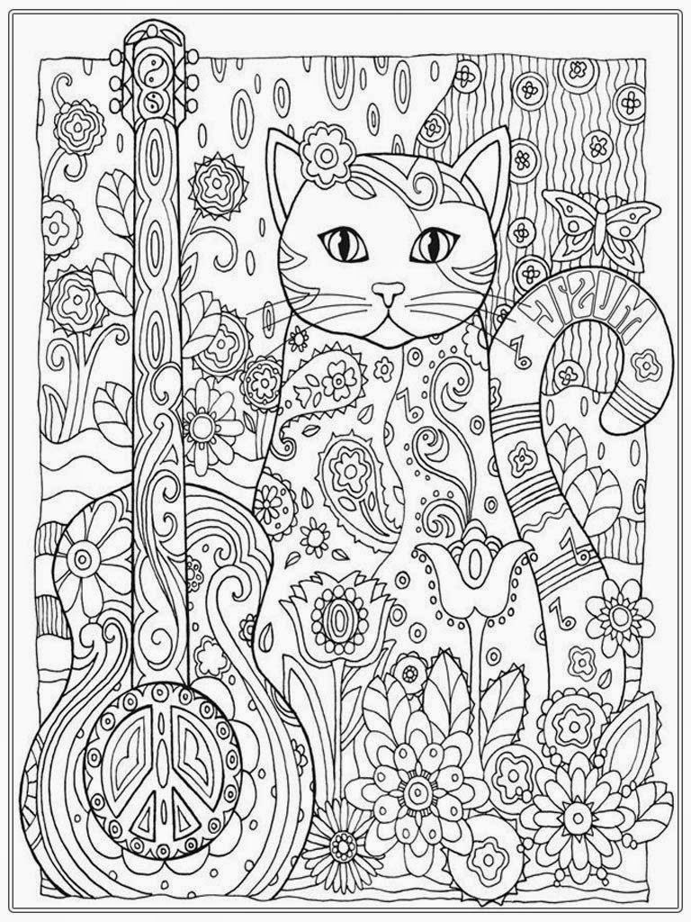 100+ Cute Cat Coloring Pages: Irresistible Designs to Print 111