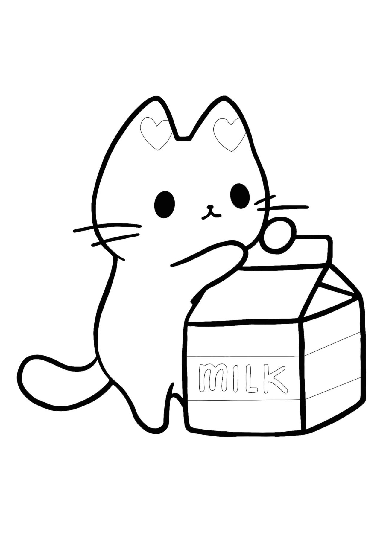 100+ Cute Cat Coloring Pages: Irresistible Designs to Print 115