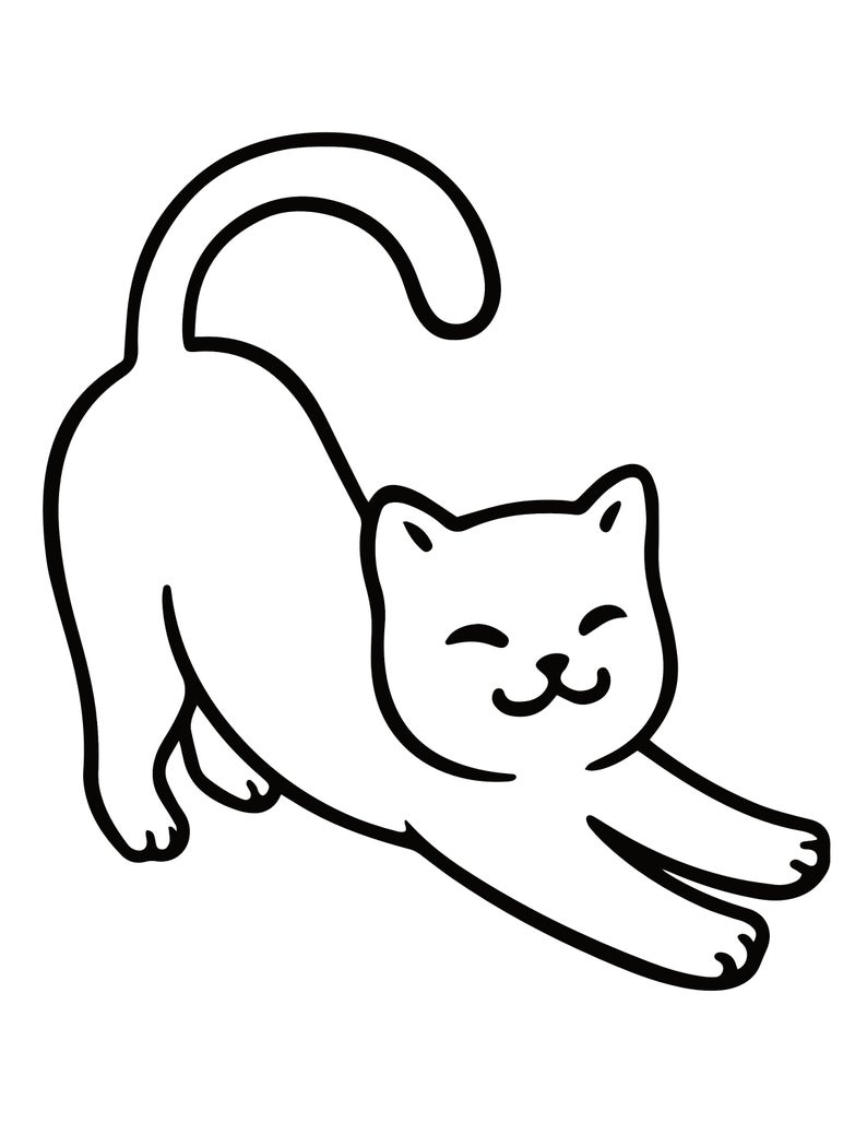 100+ Cute Cat Coloring Pages: Irresistible Designs to Print 121