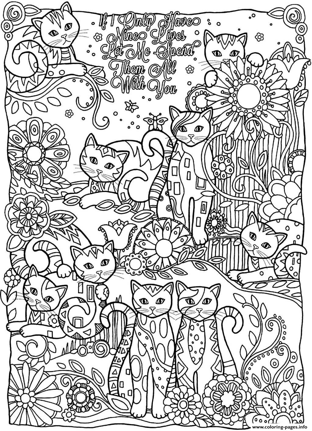 100+ Cute Cat Coloring Pages: Irresistible Designs to Print 26