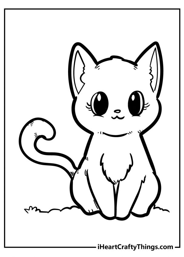 100+ Cute Cat Coloring Pages: Irresistible Designs to Print 32