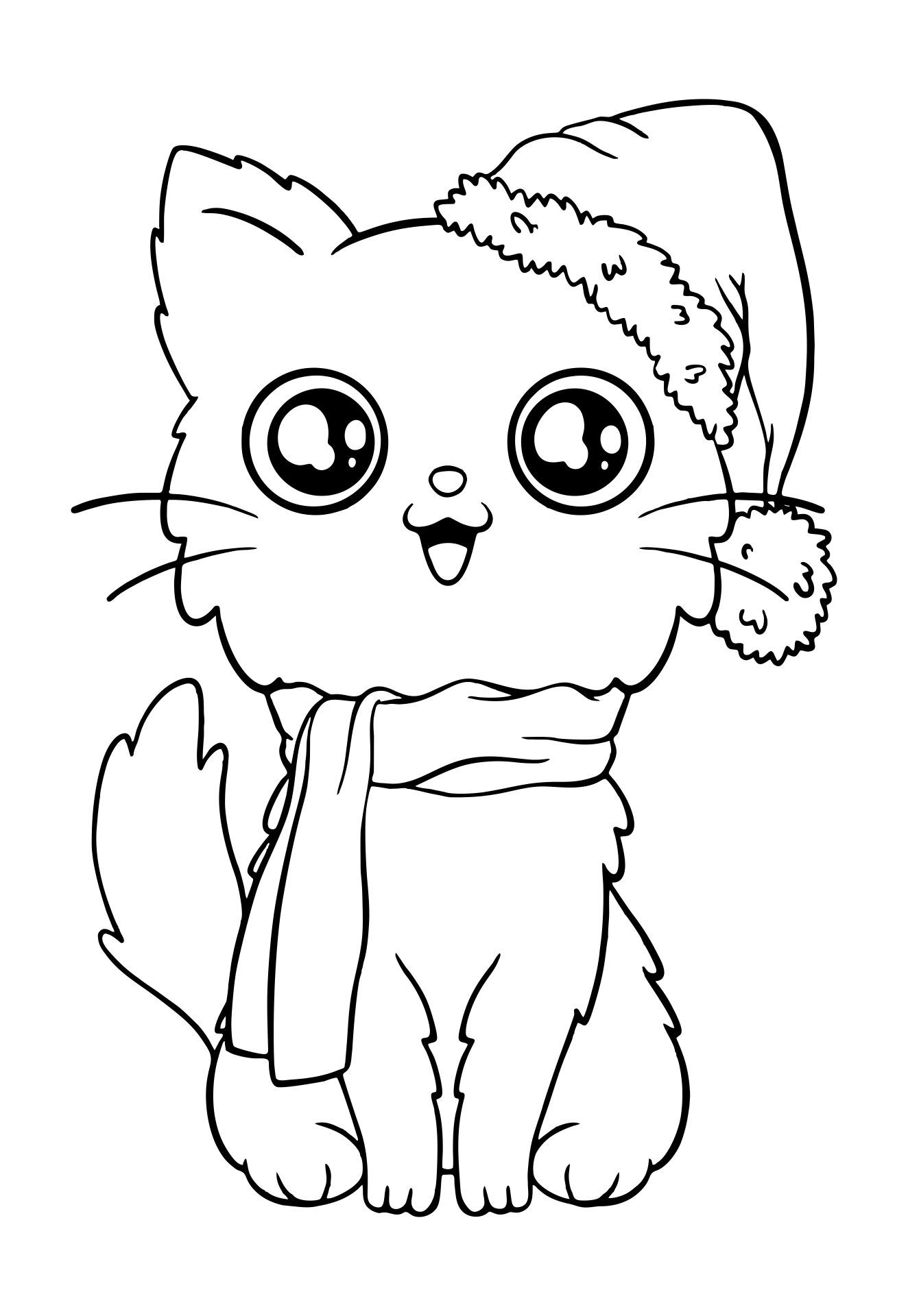 100+ Cute Cat Coloring Pages: Irresistible Designs to Print 36