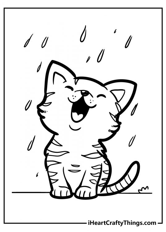 100+ Cute Cat Coloring Pages: Irresistible Designs to Print 49