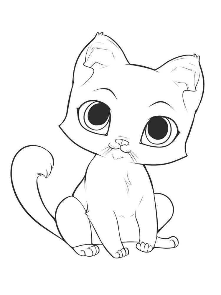 100+ Cute Cat Coloring Pages: Irresistible Designs to Print 59