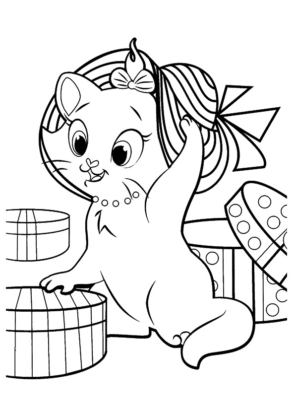 100+ Cute Cat Coloring Pages: Irresistible Designs to Print 61