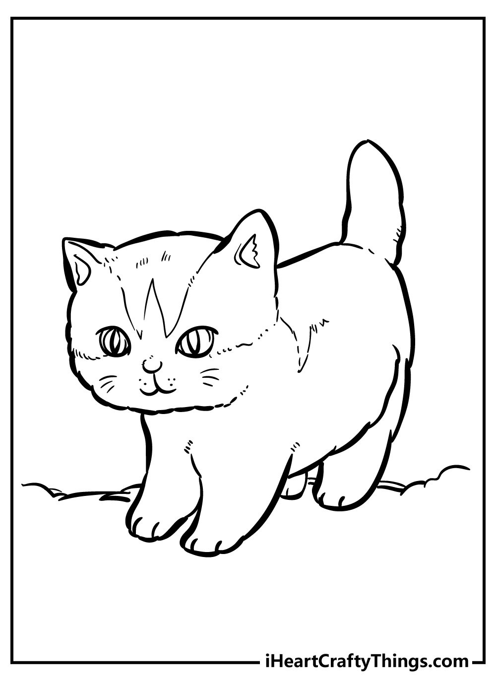 100+ Cute Cat Coloring Pages: Irresistible Designs to Print 62