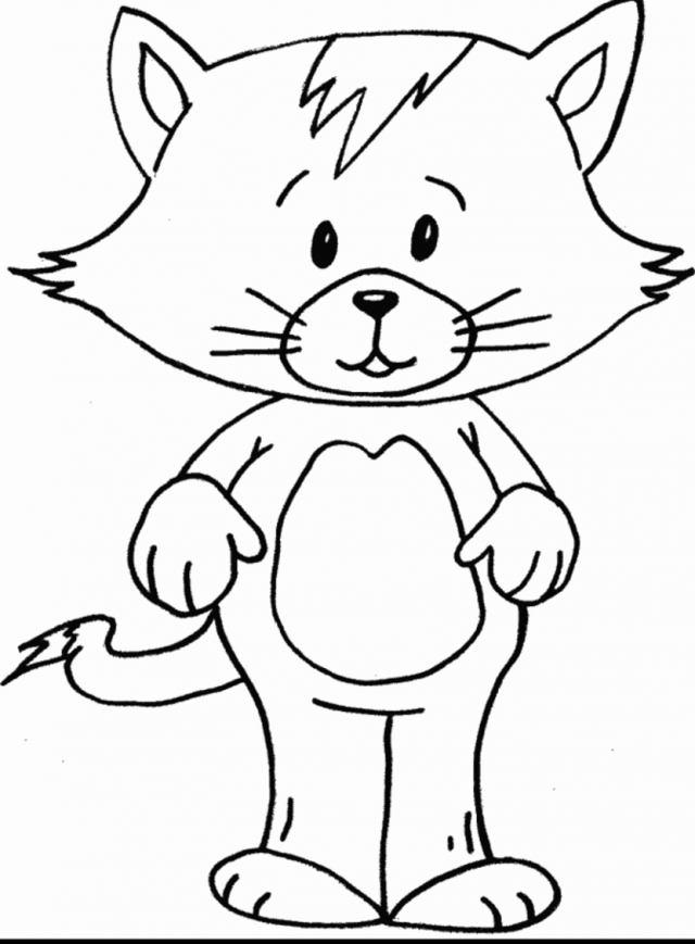 100+ Cute Cat Coloring Pages: Irresistible Designs to Print 66