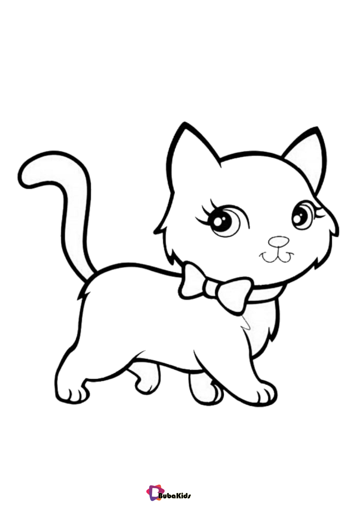 100+ Cute Cat Coloring Pages: Irresistible Designs to Print 69