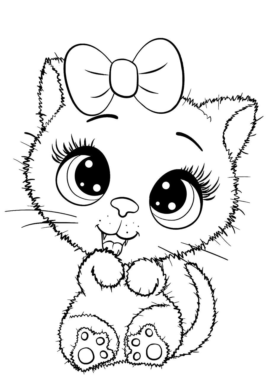 100+ Cute Cat Coloring Pages: Irresistible Designs to Print 78