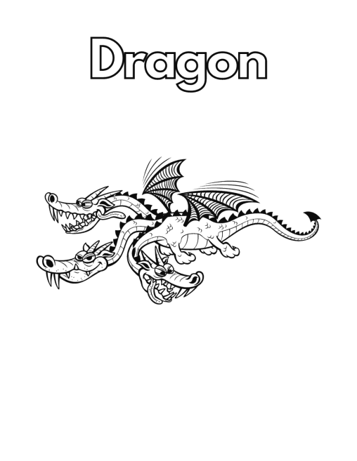 100+ Printable Realistic Dragon Coloring Pages Part 125