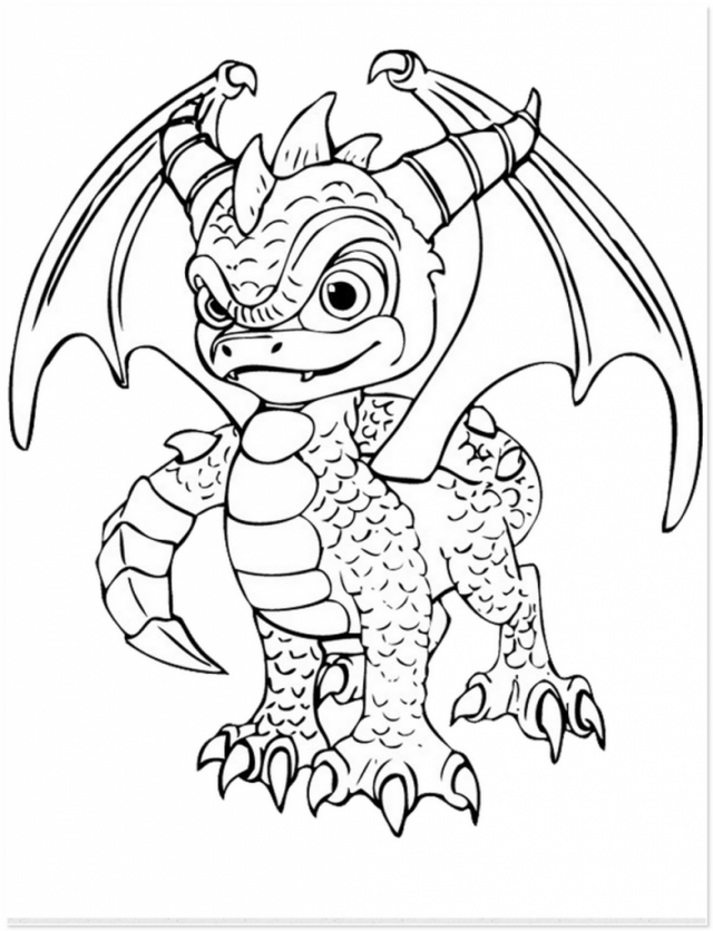 100+ Printable Realistic Dragon Coloring Pages Part 144