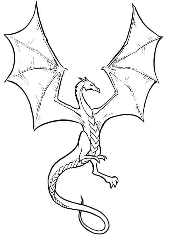 100+ Printable Realistic Dragon Coloring Pages Part 2