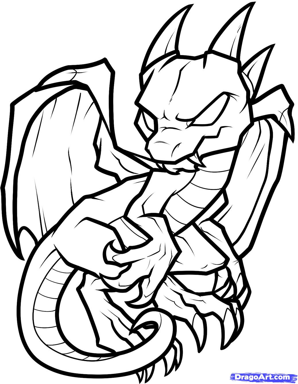 100+ Printable Realistic Dragon Coloring Pages Part 3