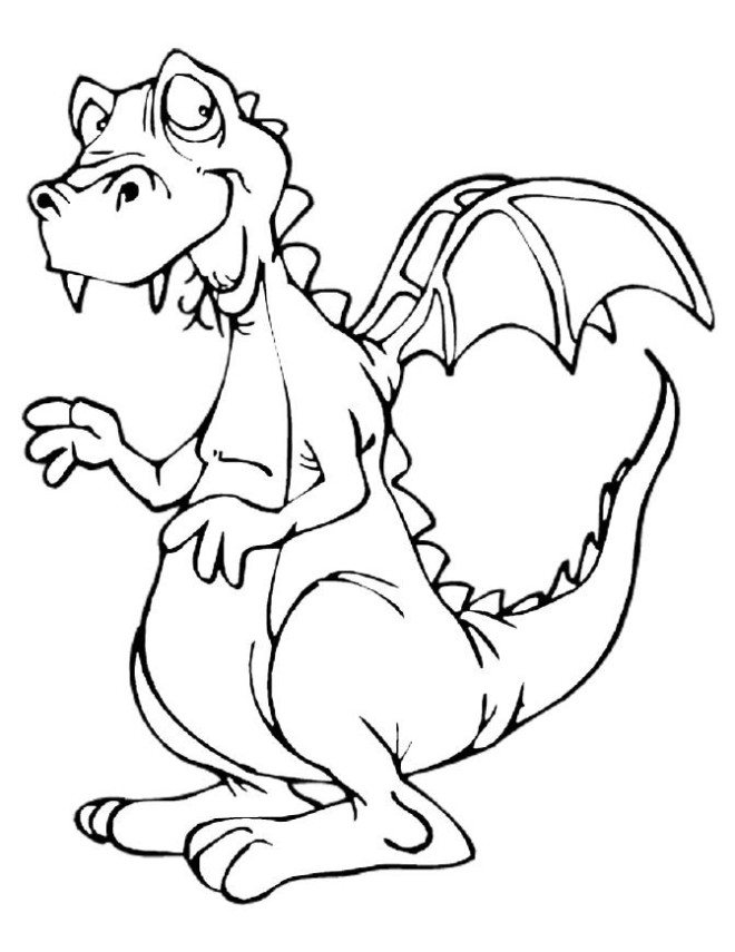 100+ Printable Realistic Dragon Coloring Pages Part 49