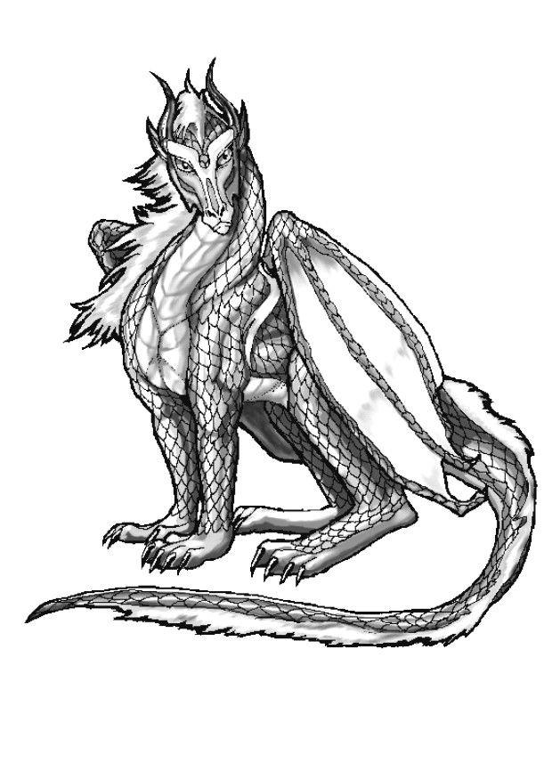 100+ Printable Realistic Dragon Coloring Pages Part 63