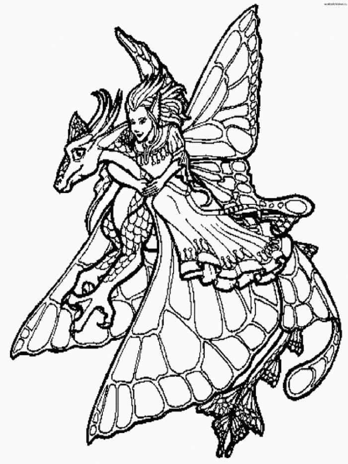 100+ Printable Realistic Dragon Coloring Pages Part 65