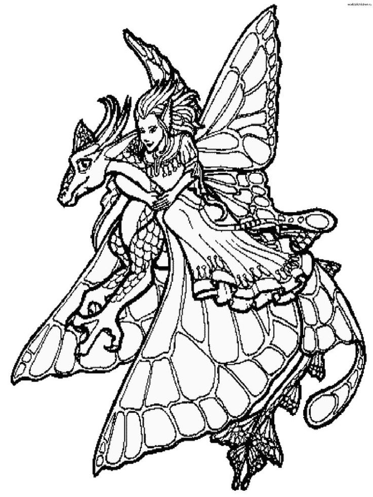 100+ Printable Realistic Dragon Coloring Pages Part 95