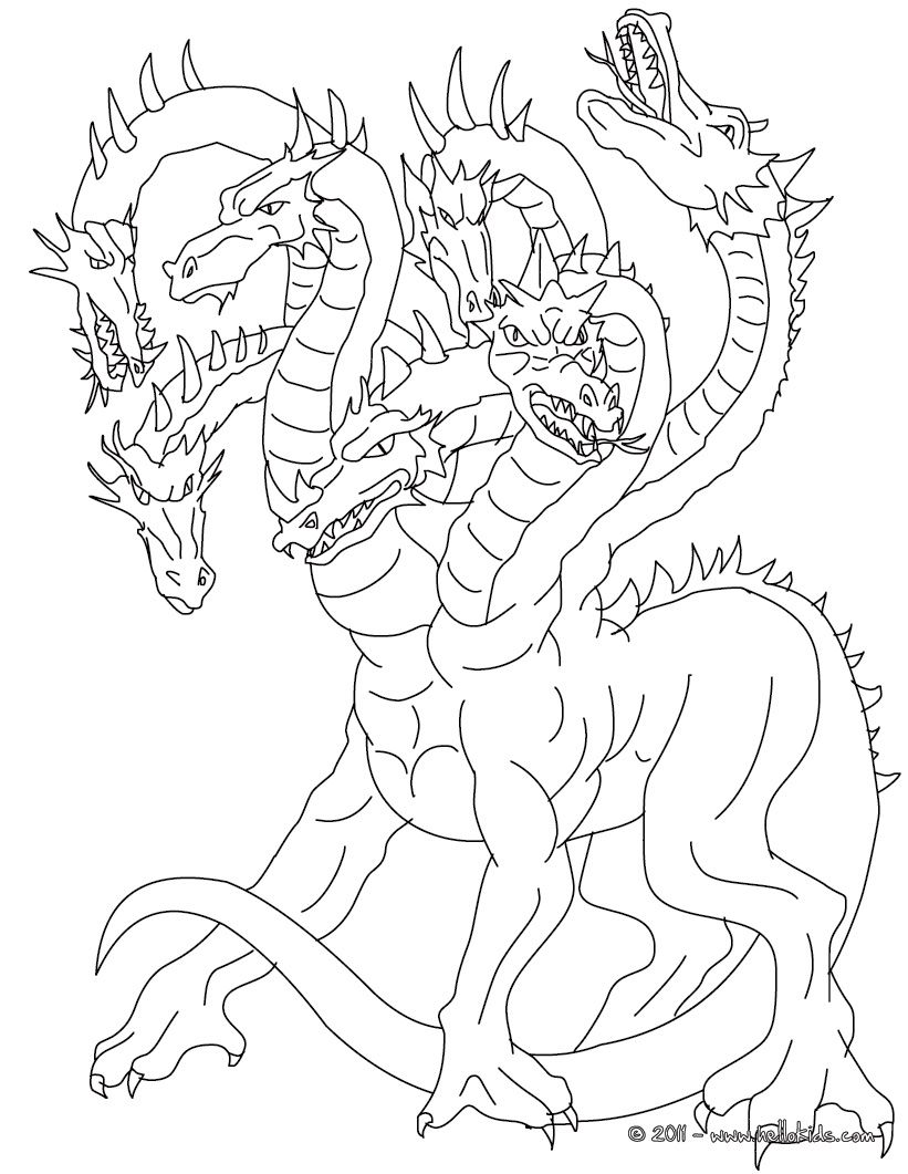 100+ Printable Realistic Dragon Coloring Pages Part 96