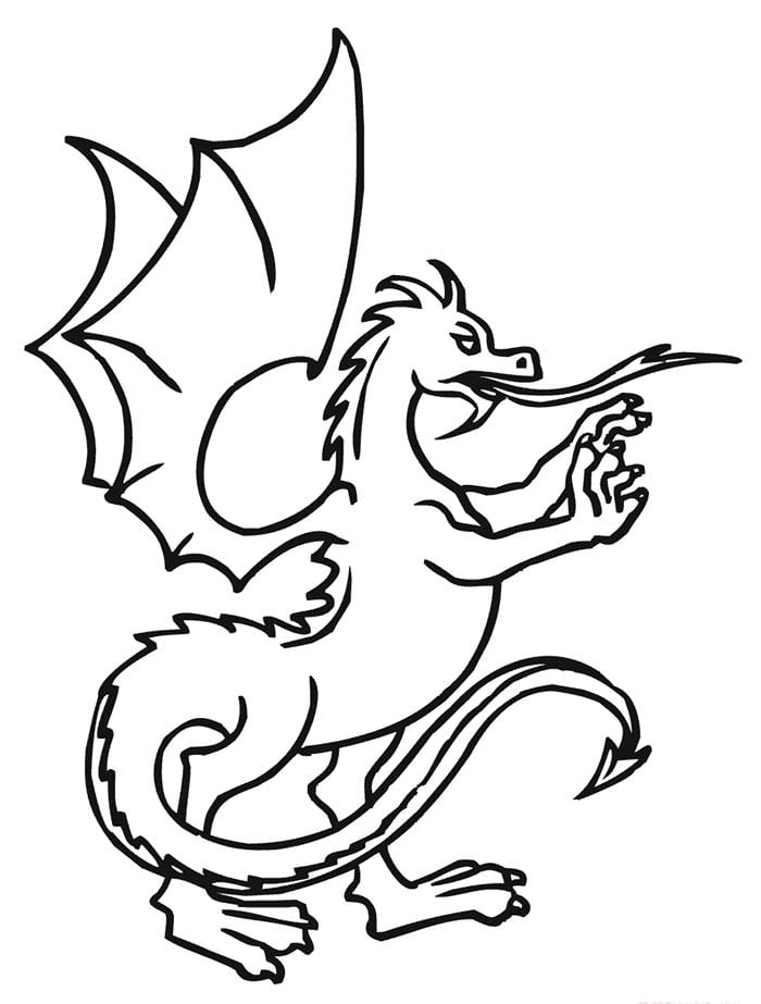 100+ Printable Realistic Dragon Coloring Pages Part 98