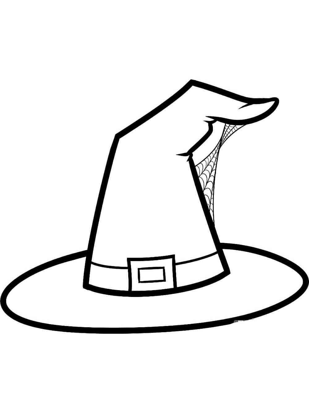 111+ Witch Hats Coloring Pages 16