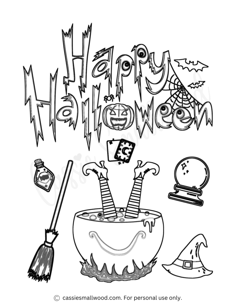 111+ Witch Hats Coloring Pages 25