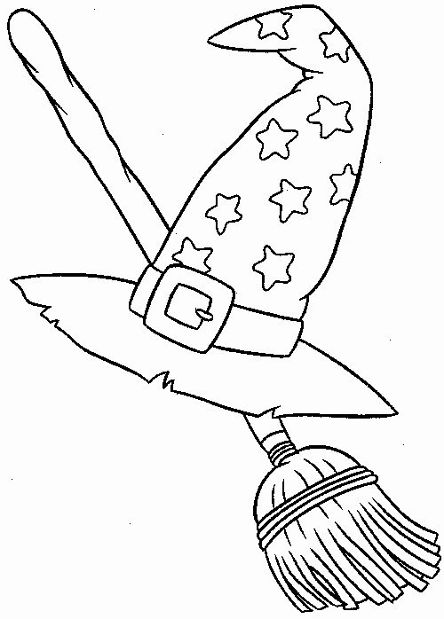 111+ Witch Hats Coloring Pages 31