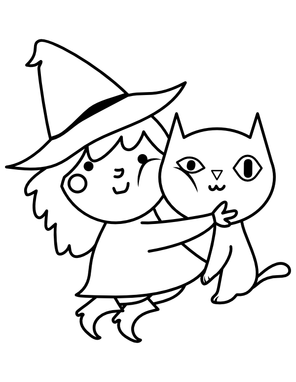 111+ Witch Hats Coloring Pages 50