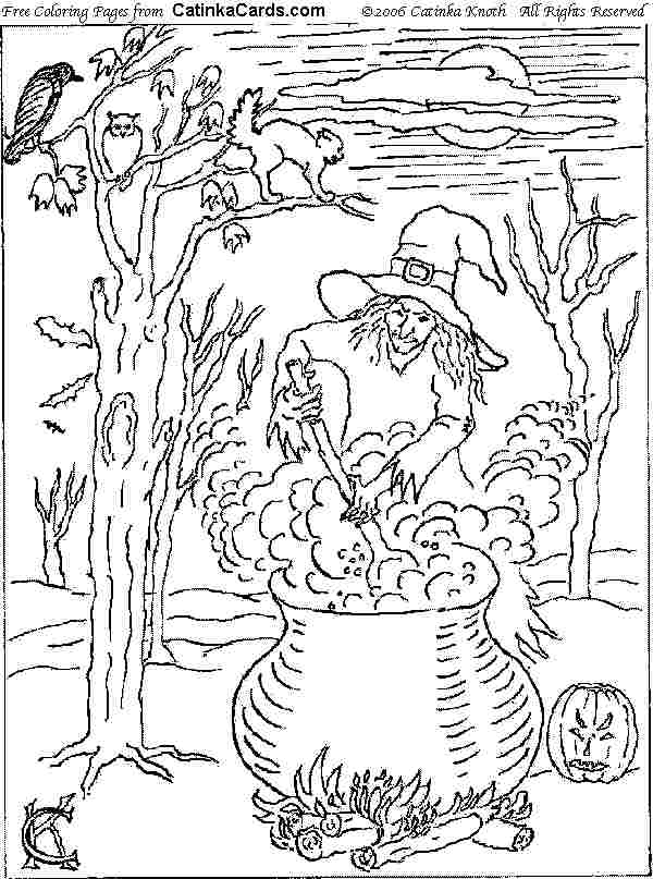 111+ Witch Hats Coloring Pages 53