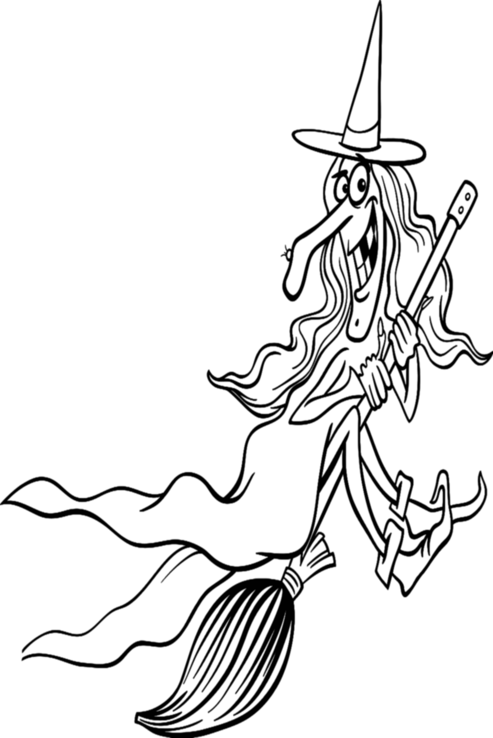 111+ Witch Hats Coloring Pages 58