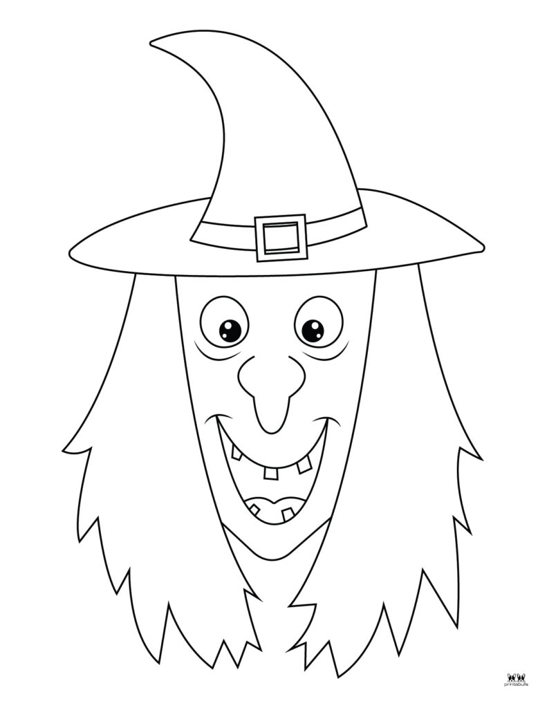 111+ Witch Hats Coloring Pages 61