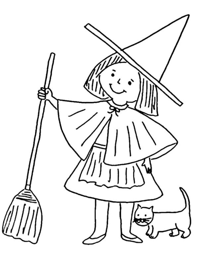 111+ Witch Hats Coloring Pages 63