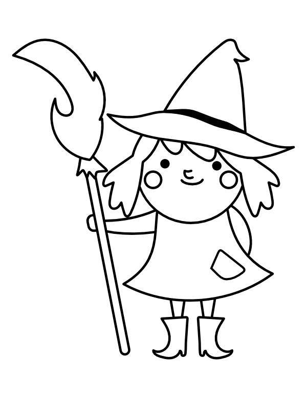 111+ Witch Hats Coloring Pages 64