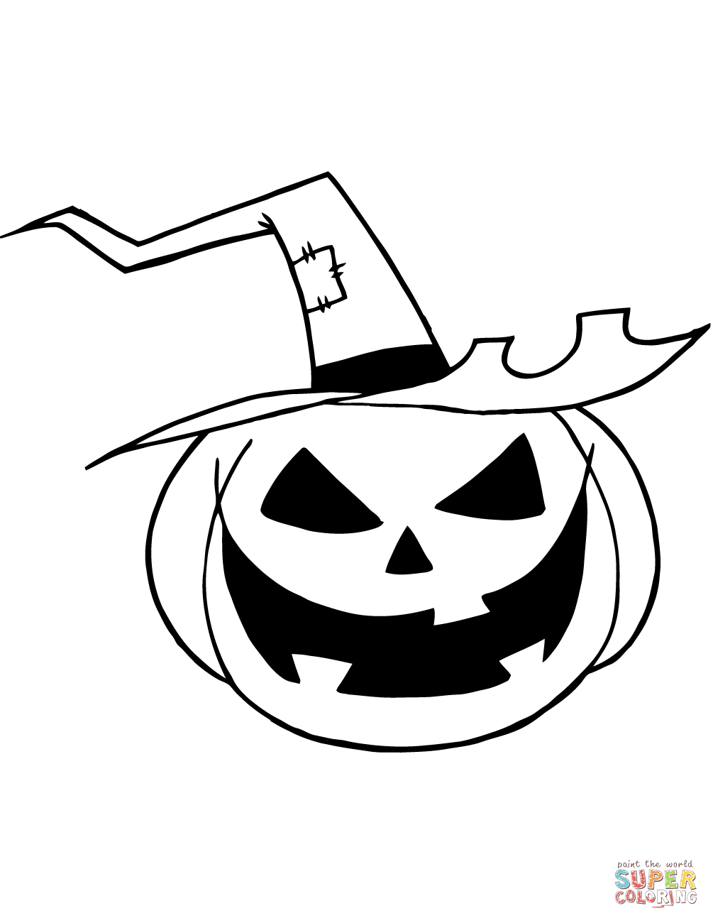 111+ Witch Hats Coloring Pages 67