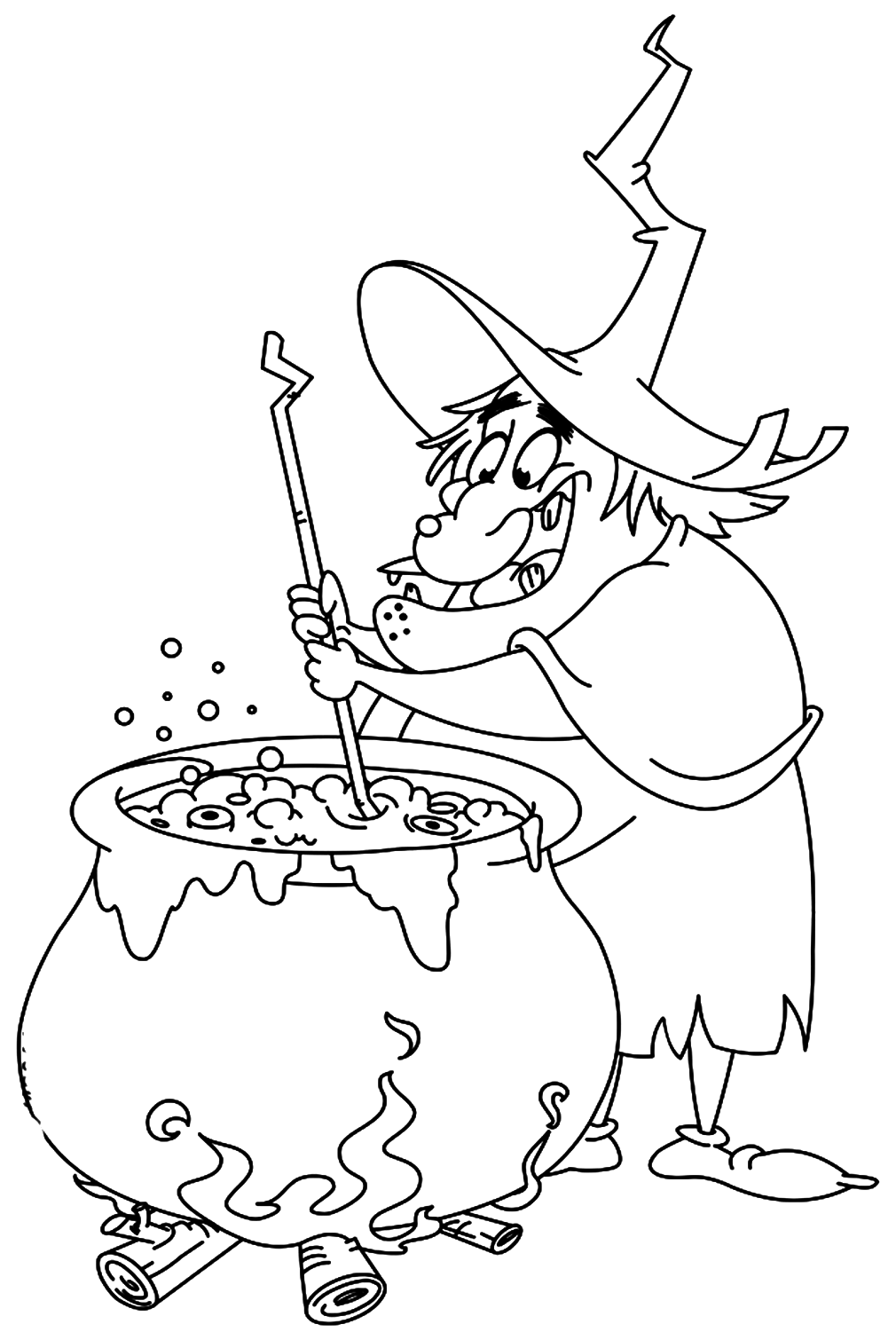 111+ Witch Hats Coloring Pages 68