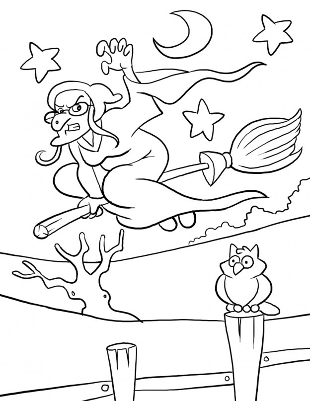 111+ Witch Hats Coloring Pages 69