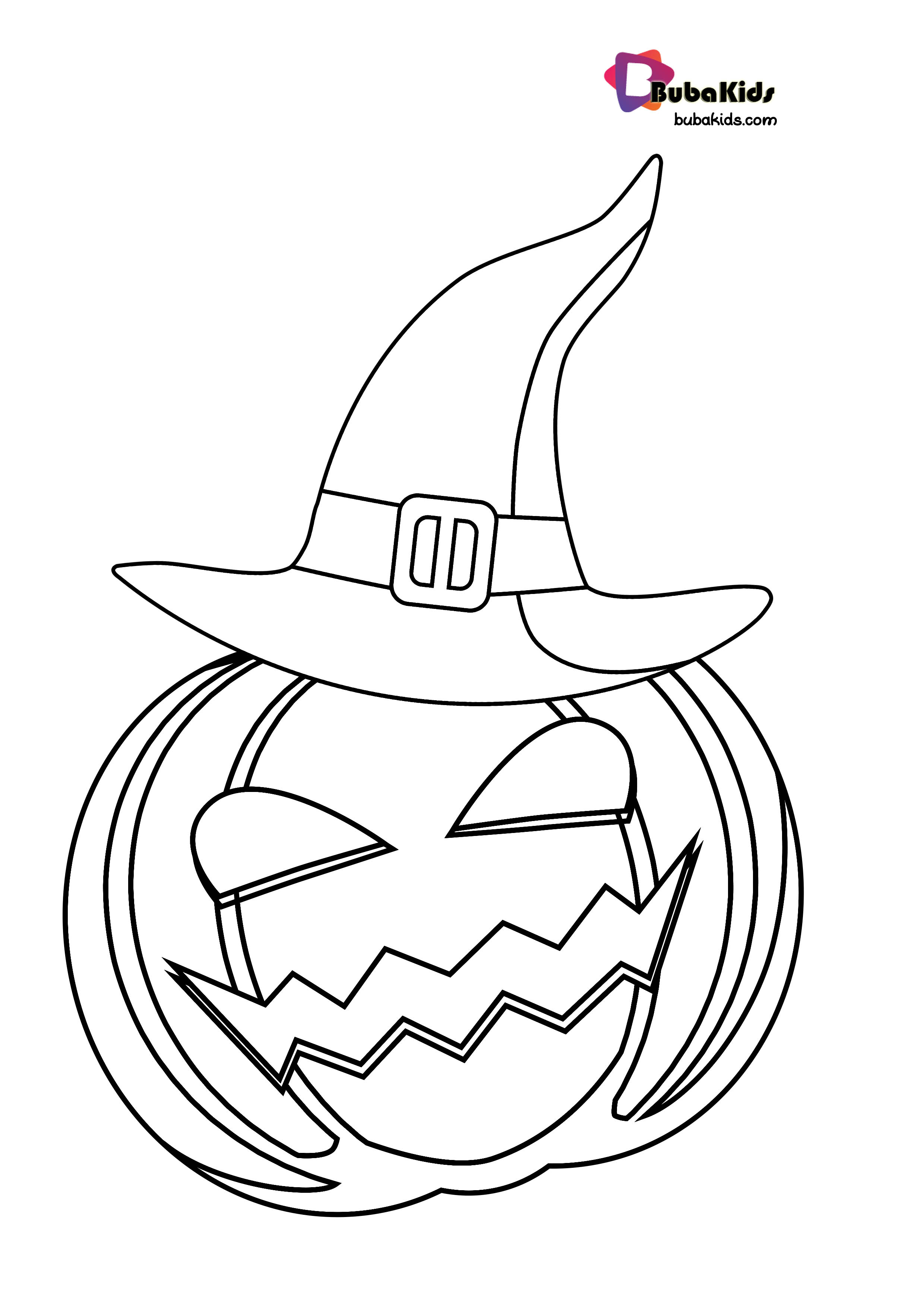 111+ Witch Hats Coloring Pages 7