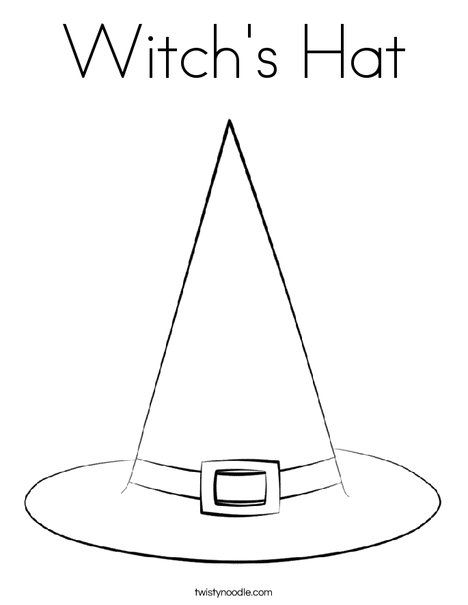 111+ Witch Hats Coloring Pages 75