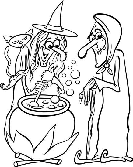 111+ Witch Hats Coloring Pages 79