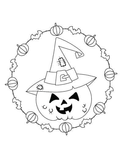 111+ Witch Hats Coloring Pages 81