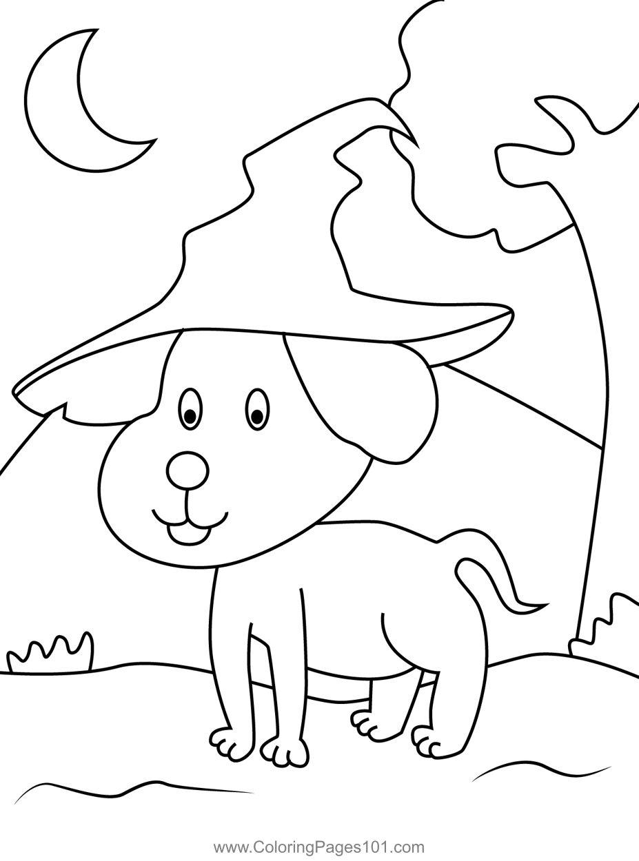 111+ Witch Hats Coloring Pages 83