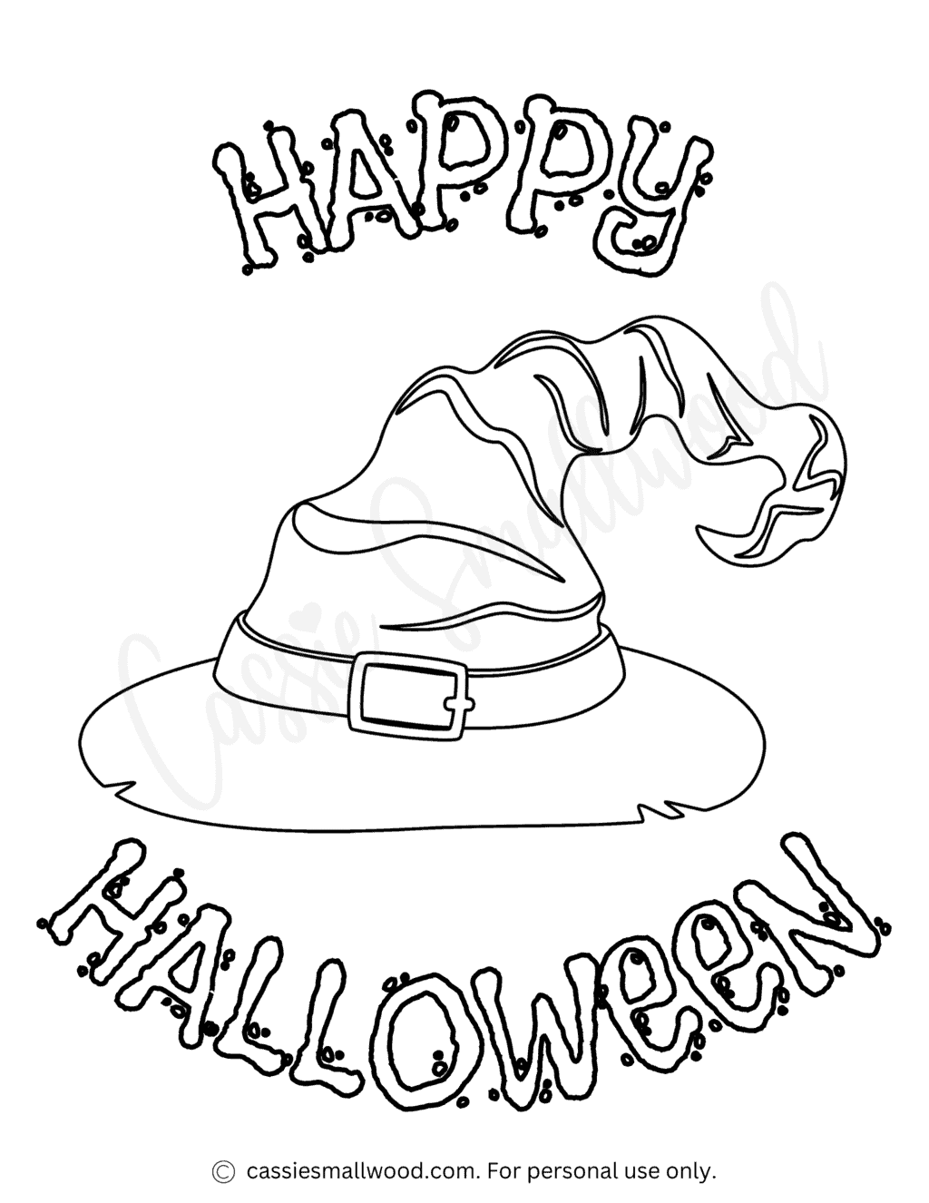 111+ Witch Hats Coloring Pages 98