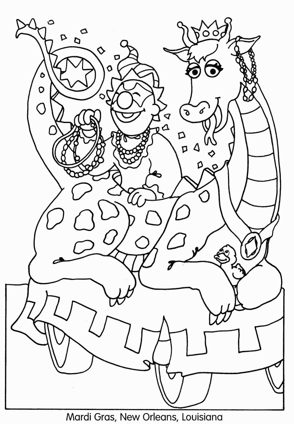 169 New Orleans Coloring Pages: Discover the Magic of the Big Easy 117