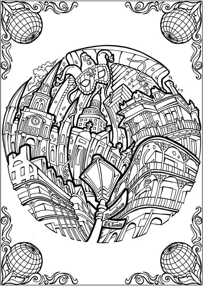 169 New Orleans Coloring Pages: Discover the Magic of the Big Easy 15