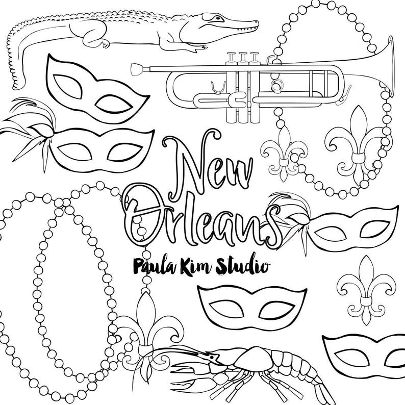 169 New Orleans Coloring Pages: Discover the Magic of the Big Easy 32