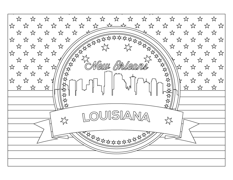 169 New Orleans Coloring Pages: Discover the Magic of the Big Easy 5