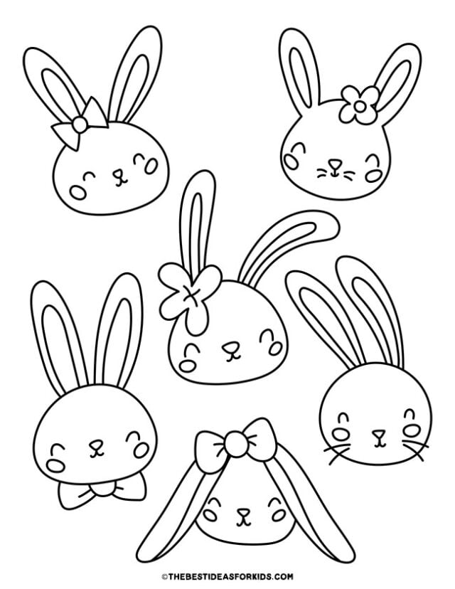 170+ Bunny Coloring Pages: Hop into Fun 10