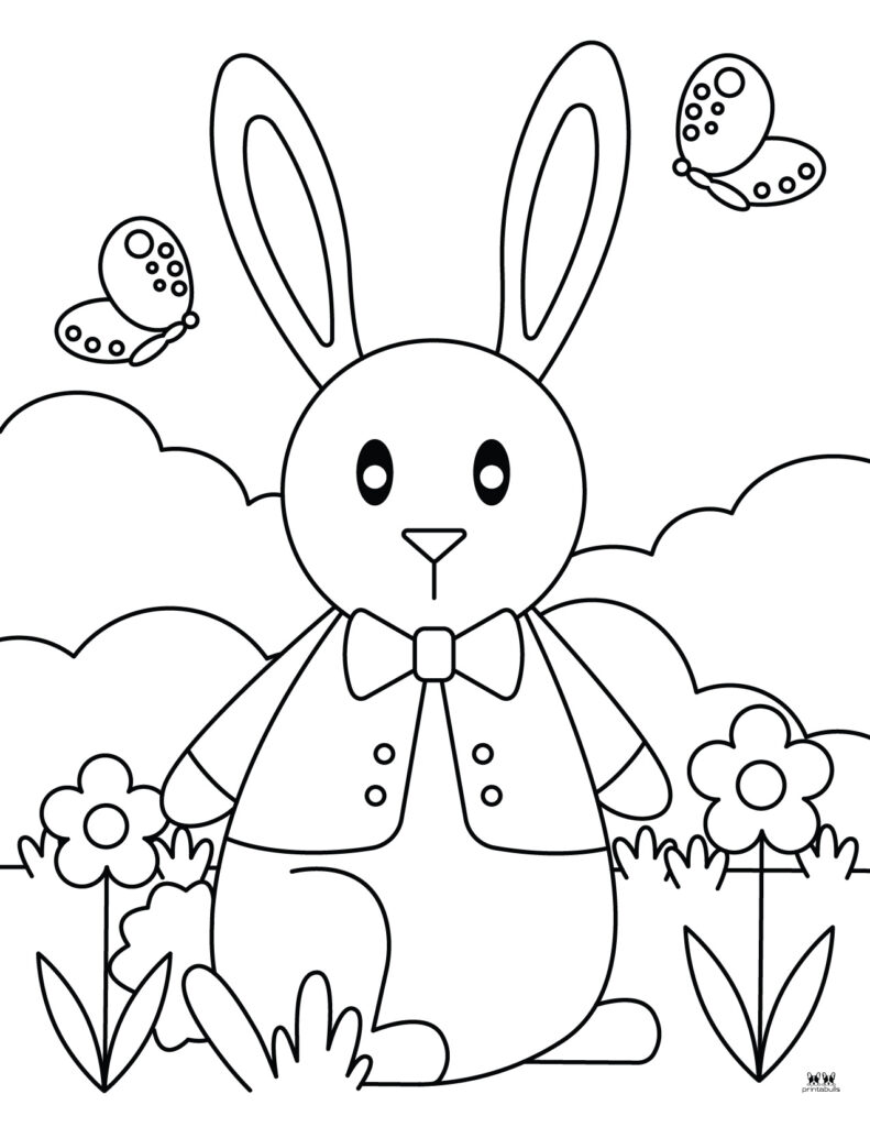 170+ Bunny Coloring Pages: Hop into Fun 100