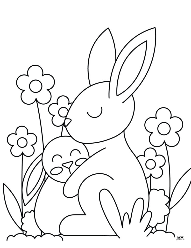 170+ Bunny Coloring Pages: Hop into Fun 105