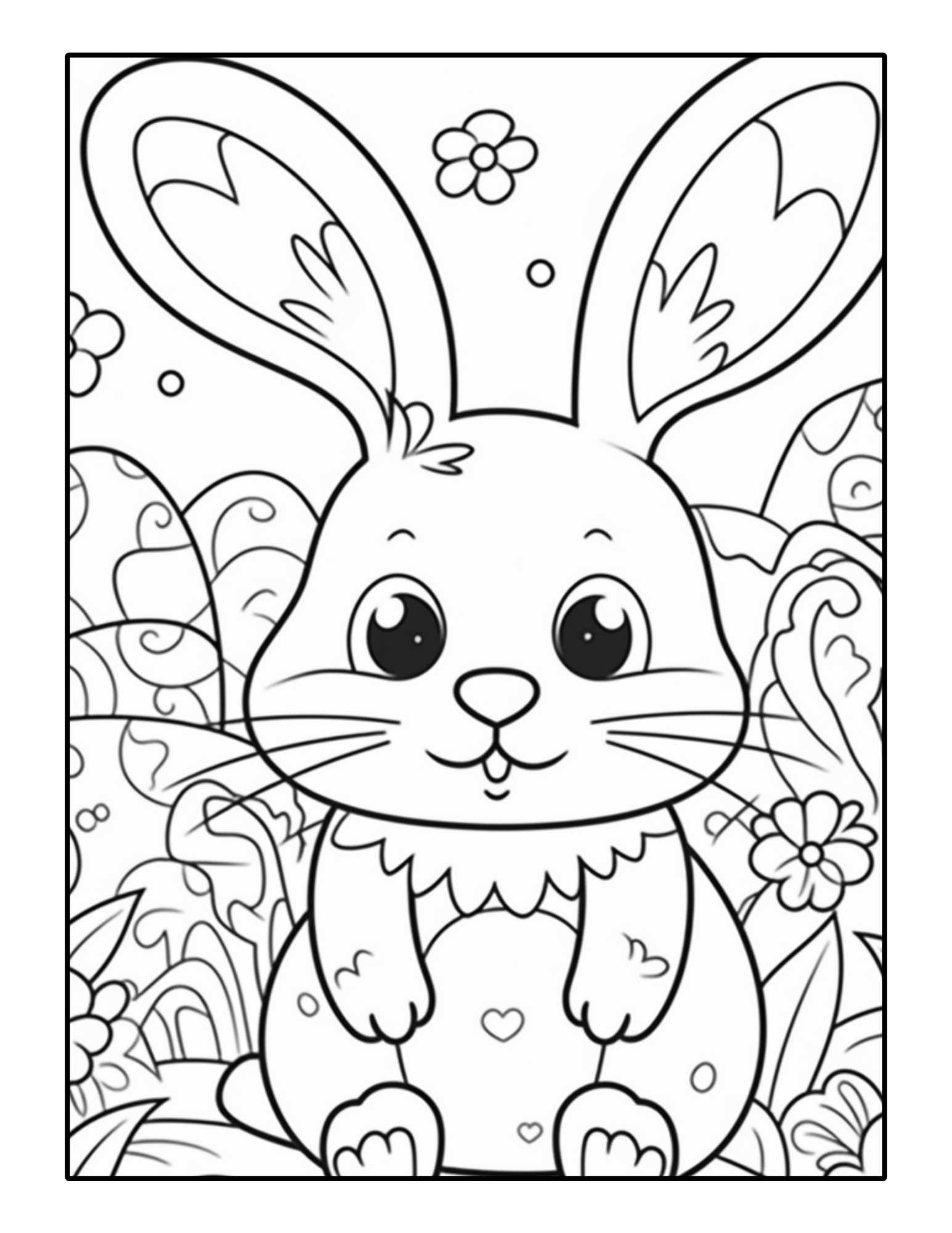 170+ Bunny Coloring Pages: Hop into Fun 114